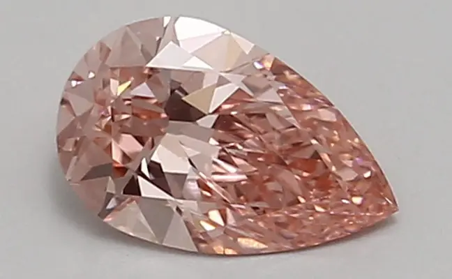 0.95ct FANCY VIVID  PINK VS1 Pear (IGI)
