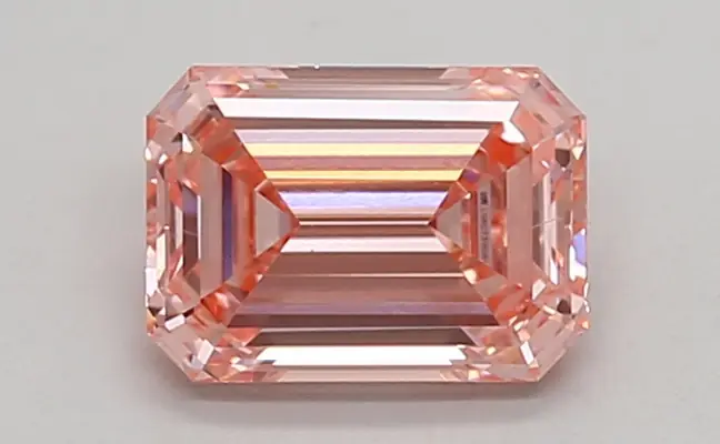 0.94ct FANCY VIVID  PINK VS1 Emerald (IGI)