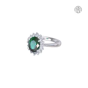 Samaira Ring (CI. Zaveri)- 0.336 CTW 16 PCS VS1 Lab Grown Round Diamond Ring