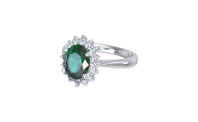 Samaira Ring (CI. Zaveri)- 0.336 CTW 16 PCS VS1 Lab Grown Round Diamond Ring
