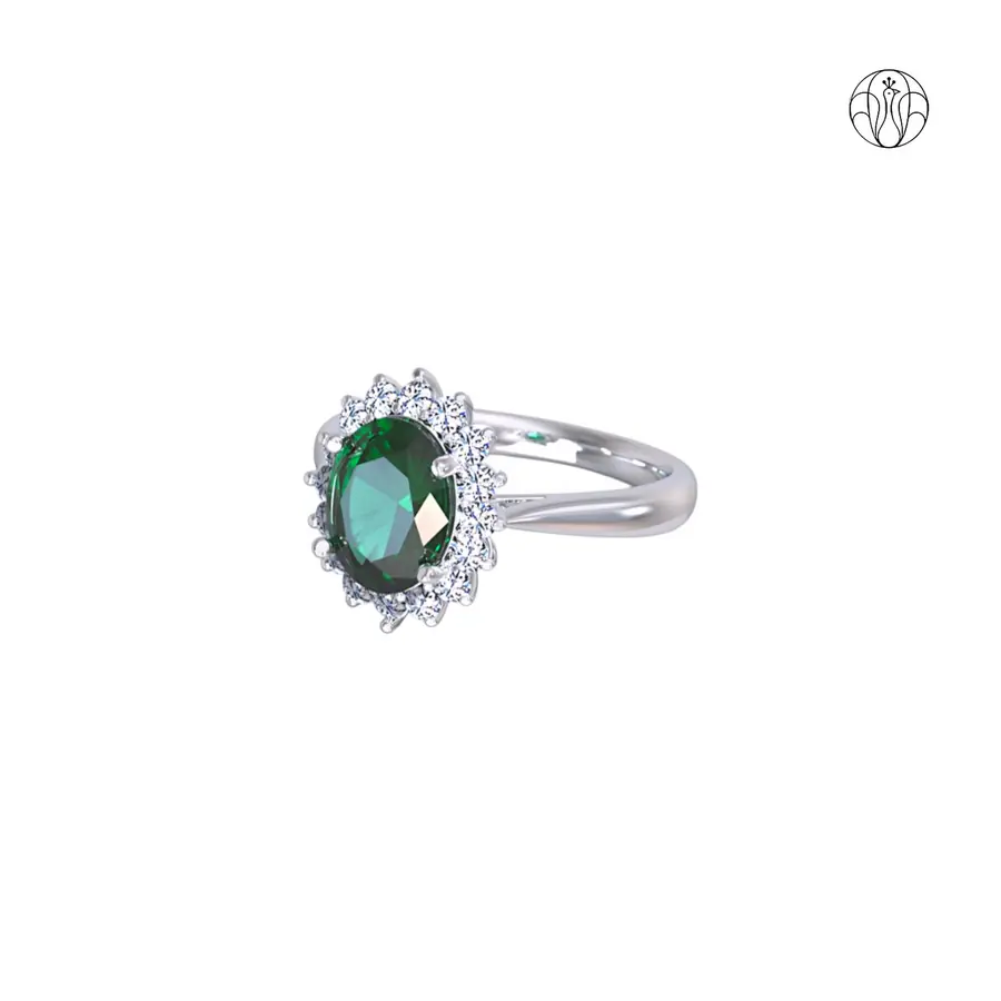 Samaira Ring (CI. Zaveri)- 0.336 CTW 16 PCS VS1 Lab Grown Round Diamond Ring