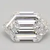 0.94ct D VVS2 Long Hexagon (IGI), image 1