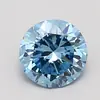 0.94ct FANCY VIVID  BLUE SI1 Round (IGI), image 1