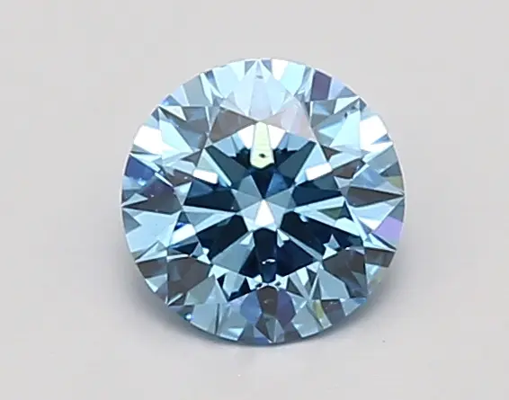 0.94ct FANCY VIVID  BLUE SI1 Round (IGI)