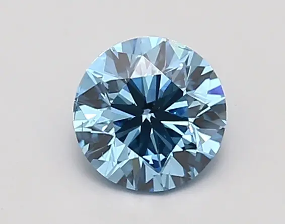 0.94ct FANCY VIVID  BLUE SI1 Round (IGI)