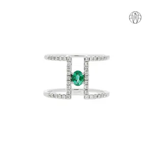 Myra Ring (CI. Zaveri)- 0.3 CTW 38 PCS VS1 Lab Grown Round Diamond Ring