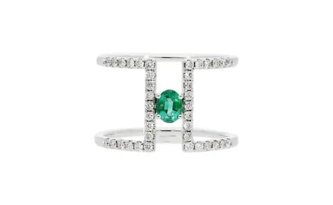 Myra Ring (CI. Zaveri)- 0.3 CTW 38 PCS VS1 Lab Grown Round Diamond Ring
