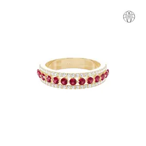 Meera Ring (CI. Zaveri)- 0.295 CTW 50 PCS VS1 Lab Grown Round Diamond  Ring
