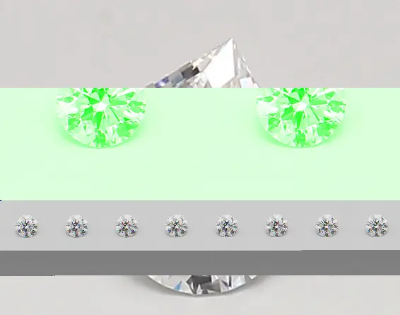 0.93ct D VVS1 Princess (IGI)