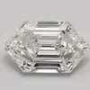 0.93ct E VS1 Long Hexagon (IGI), image 1