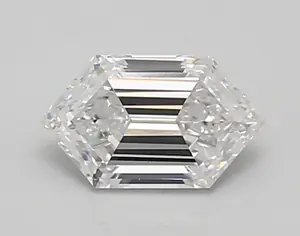 0.93ct D VS1 Long Hexagon (IGI)