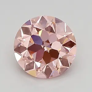 0.92ct FANCY VIVID  PINK VS2 Euro Cut (IGI)