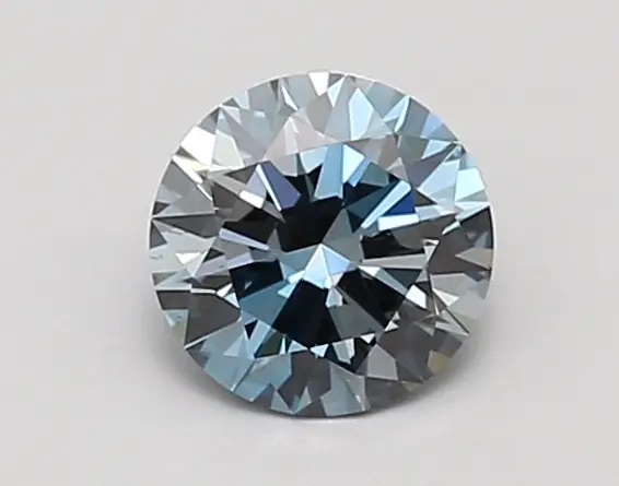 0.92ct FANCY VIVID  BLUE VS2 Round (IGI)