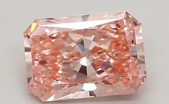 0.92ct FANCY VIVID  PINK VS1 Radiant (IGI)