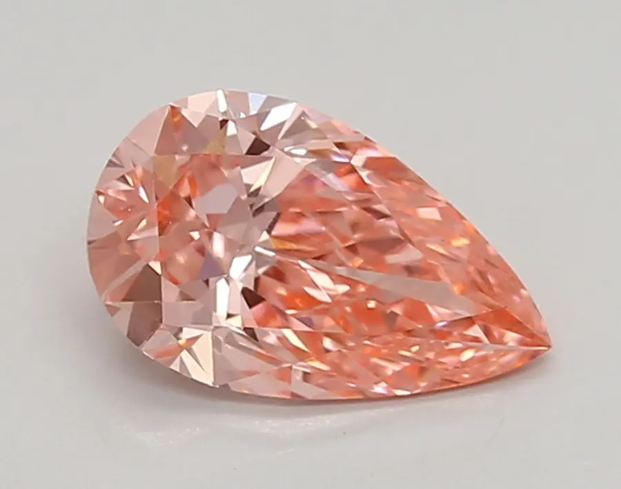 0.92ct FANCY VIVID  PINK VS1 Pear (IGI)