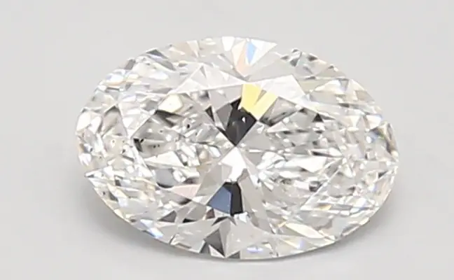 0.91ct D SI1 Oval (IGI)