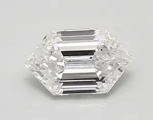 0.91ct D VVS1 Long Hexagon (IGI)