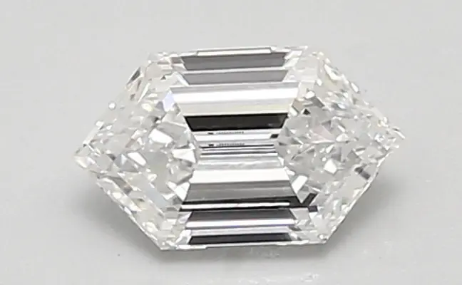 0.91ct D VVS1 Long Hexagon (IGI)