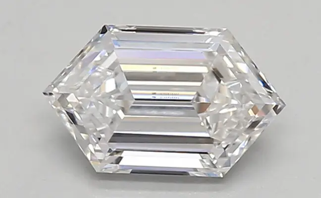 0.91ct D VVS2 Long Hexagon (IGI)