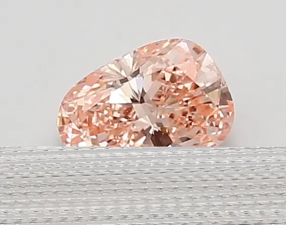 0.91ct FANCY VIVID  PINK VVS2 Cushion (IGI)
