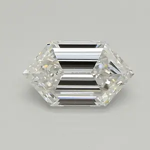 0.91ct E VS2 Long Hexagon (IGI)