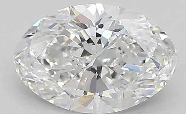 0.90ct D SI1 Oval (IGI)