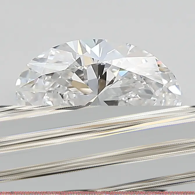 0.90ct D VVS2 Oval (IGI)