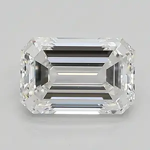0.90ct F VVS1 Emerald (IGI)