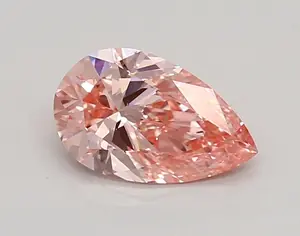 0.90ct FANCY VIVID  PINK VS1 Pear (IGI)