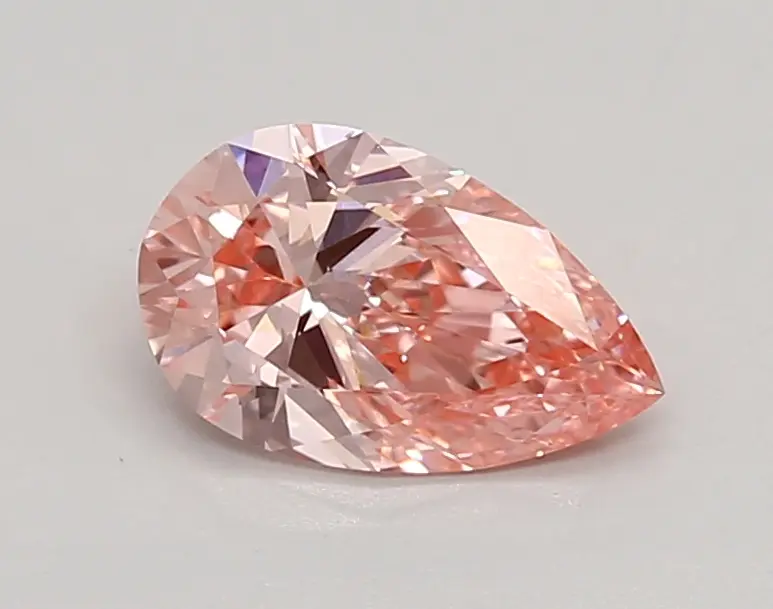 0.90ct FANCY VIVID  PINK VS1 Pear (IGI)