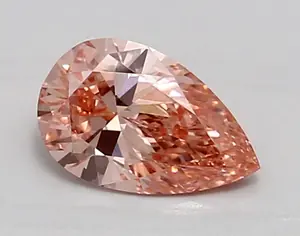 0.90ct FANCY VIVID  PINK VVS2 Pear (IGI)
