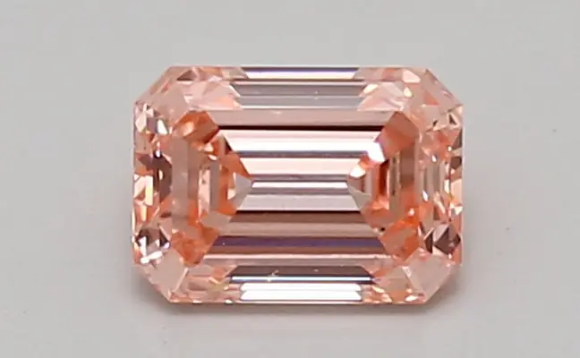 0.89ct FANCY VIVID  PINK VS1 Emerald (IGI)
