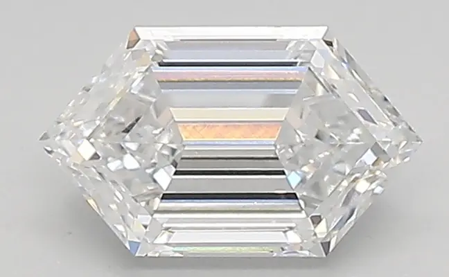 0.89ct D VVS2 Long Hexagon (IGI)