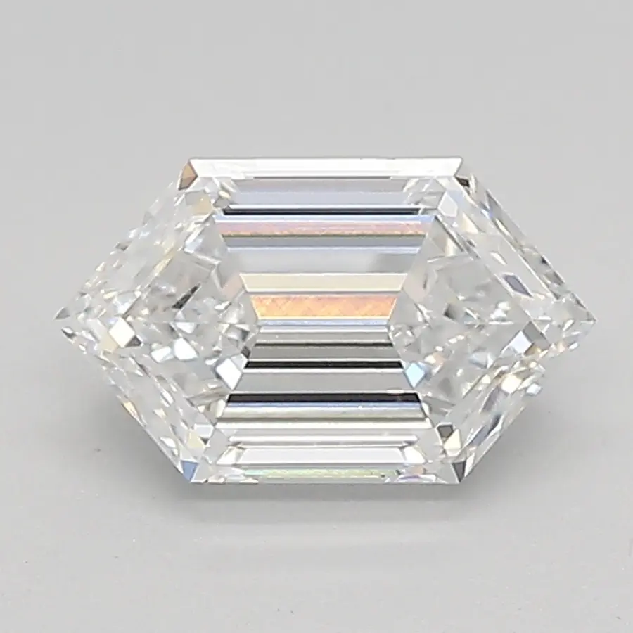 0.89ct D VVS2 Long Hexagon (IGI)
