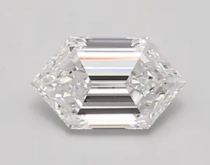 0.89ct D VVS2 Long Hexagon (IGI)