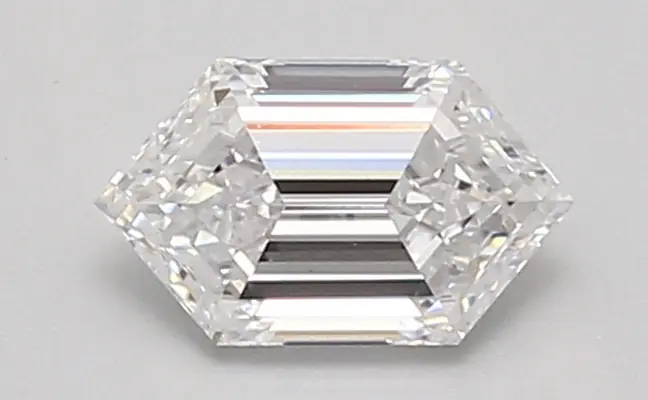 0.89ct D VVS2 Long Hexagon (IGI)