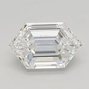 0.89ct D VS1 Long Hexagon (IGI)