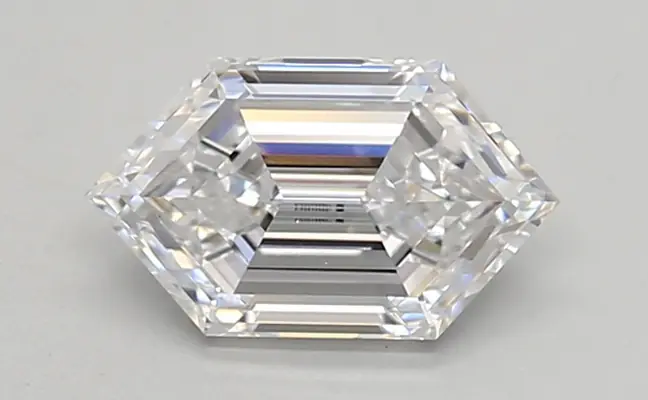 0.88ct D VVS2 Long Hexagon (IGI)