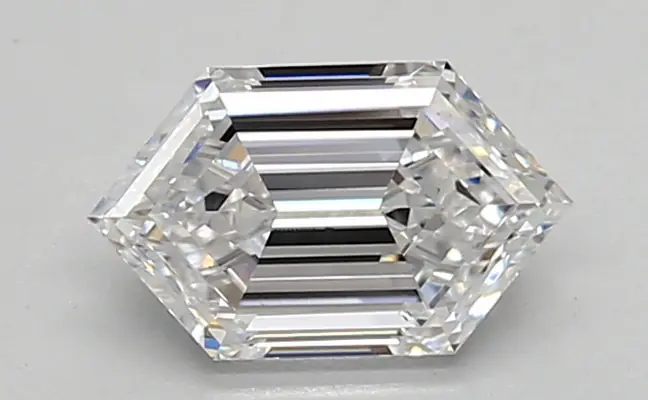 0.88ct D VVS2 Long Hexagon (IGI)