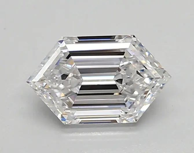 0.88ct D VVS2 Long Hexagon (IGI)