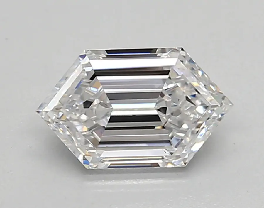 0.88ct D VVS2 Long Hexagon (IGI)