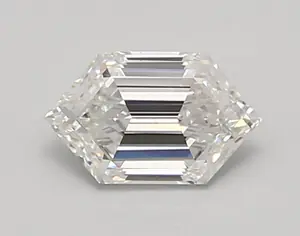 0.88ct E VS1 Long Hexagon (IGI)