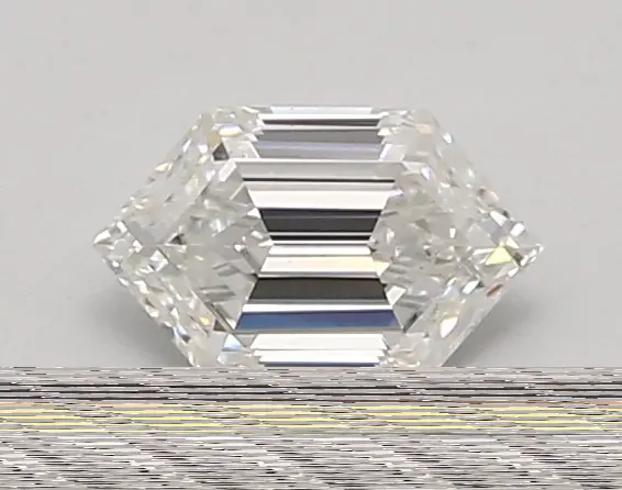 0.88ct E VS1 Long Hexagon (IGI)