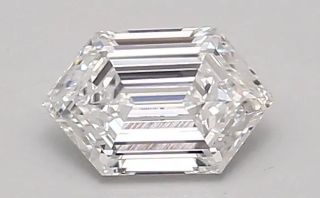 0.88ct D VS1 Long Hexagon (IGI)