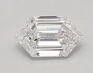 0.88ct D VVS2 Long Hexagon (IGI)