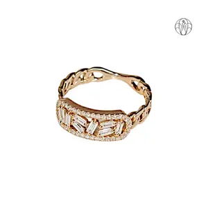 Sitara Radiance (CI. Zaveri)- 1.70 CTW 37 PCS VS1 Lab Grown  Diamond Statement Ring