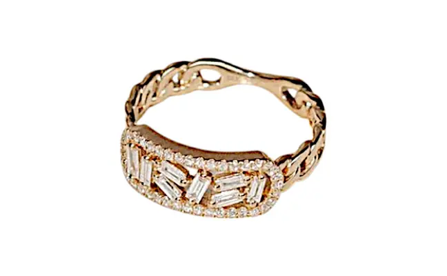 Sitara Radiance (CI. Zaveri)- 1.70 CTW 37 PCS VS1 Lab Grown  Diamond Statement Ring