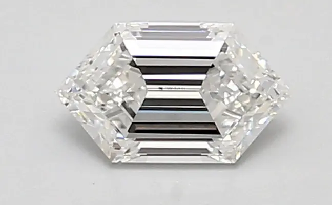 0.87ct D VVS1 Long Hexagon (IGI)