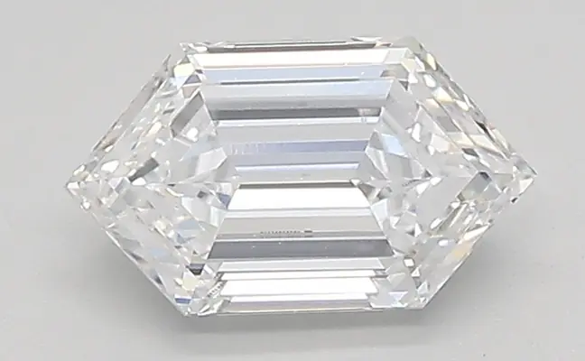 0.87ct D VVS2 Long Hexagon (IGI)