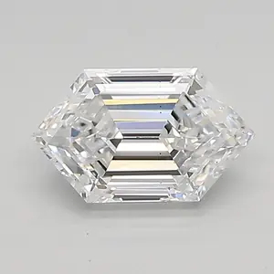 0.87ct D VS2 Long Hexagon (IGI)
